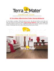 At_Terra_Mater_Afford_the_Best_Timber_Flooring_Melbourne.PDF