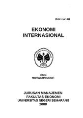 Buku Ajar Ekonomi Internasional.doc