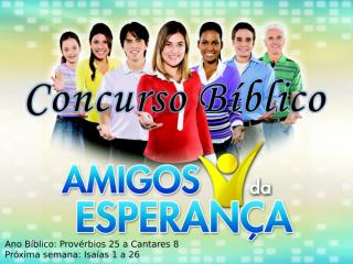 Concurso Bíblico 2011 - 29.ppt